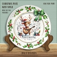 Christmas Plate With Stand Kit-4