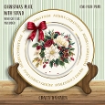 Christmas Plate With Stand Kit-17