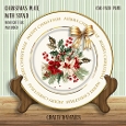 Christmas Plate With Stand Kit-18