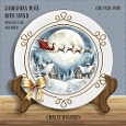 Christmas Plate With Stand Kit-11