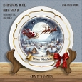 Christmas Plate With Stand Kit-12
