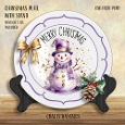 Christmas Plate With Stand Kit-14