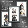 Its Cats Christmas Cards Kit-2