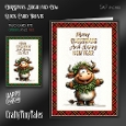 Christmas Highland Cow Card Fronts-Kit-1
