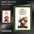 Christmas Highland Cow Card Fronts-Kit-2