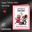 Happy Valentine Oldies Card Front Kit-2