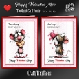 Happy Valentine Mice Card Fronts Kit-2