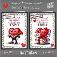 Happy Valentine Hearts Card Fronts-Kit-1
