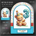 Birthday Bears Cut And Fold Card Kit-3