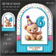 Birthday Bears Cut And Fold Card Kit-6