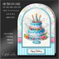 Birthday Cake Cut And Fold Card Kit-6