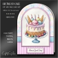 Birthday Cake Cut And Fold Card Kit-8