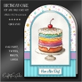 Birthday Cake Cut And Fold Card Kit-10