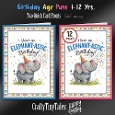 Birthday Age Puns Card Fronts Kit-12