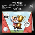 Golf Champ 5x7 Card Front-K4