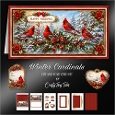 Winter Cardinals Cut-And-Fold Card-K2