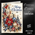 Christmas Candles Card Front Kit-4