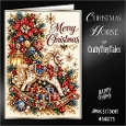 Christmas Horse Card Front Kit-6