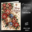 Christmas Baubles Card Front Kit-8