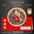 Christmas Candles Quick Tent Card Kit-3