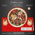 Christmas Horse Tent Card Kit-6