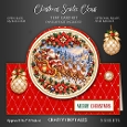 Christmas Santa Claus Tent Card Kit-12