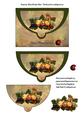 Fancy Thanksgiving Card Front Green