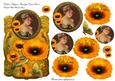 Golden Poppies Vintage Card Front 2