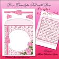 Rose Envelope with Bow Kit
