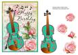 Birthday Violin Card Front