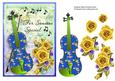 Violin with Yellow Roses S.special