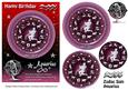 Zodiac Sign Aquarius Red