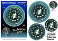 Zodiac Sign Aquarius Aqua Blue