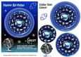 Zodiac Sign Cancer Deep Blue