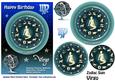 Zodiac Sign Virgo Aqua