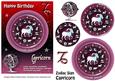 Zodiac Sign Capricorn Red