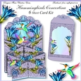Hummingbird Concertina Card Kit