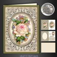 Vintage Floral 6x8 Card Front Kit 5