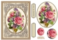 Vintage Floral 6x8 Card Front  4