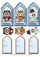 Christmas Owl Tags Sheet 3