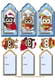 Christmas Owl Tags Sheet 4