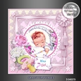 New Baby Girl Card Front Mini Kit