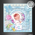 New Baby Boy Card Front Mini Kit