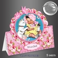 Babies R Precious Girl Tent Card Kit.3