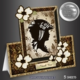 Lady Silhouettes Tent Card 3