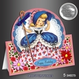 Vintage Doll Tent Card Kit. 3