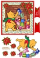 Christmas Day With Pooh Card Front 3