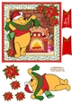 Christmas Day With Pooh Card Front 4