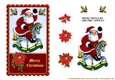 Santa Claus 4x7 Card Front Topper 2