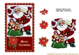 Santa Claus 4x7 Card Front Topper 3